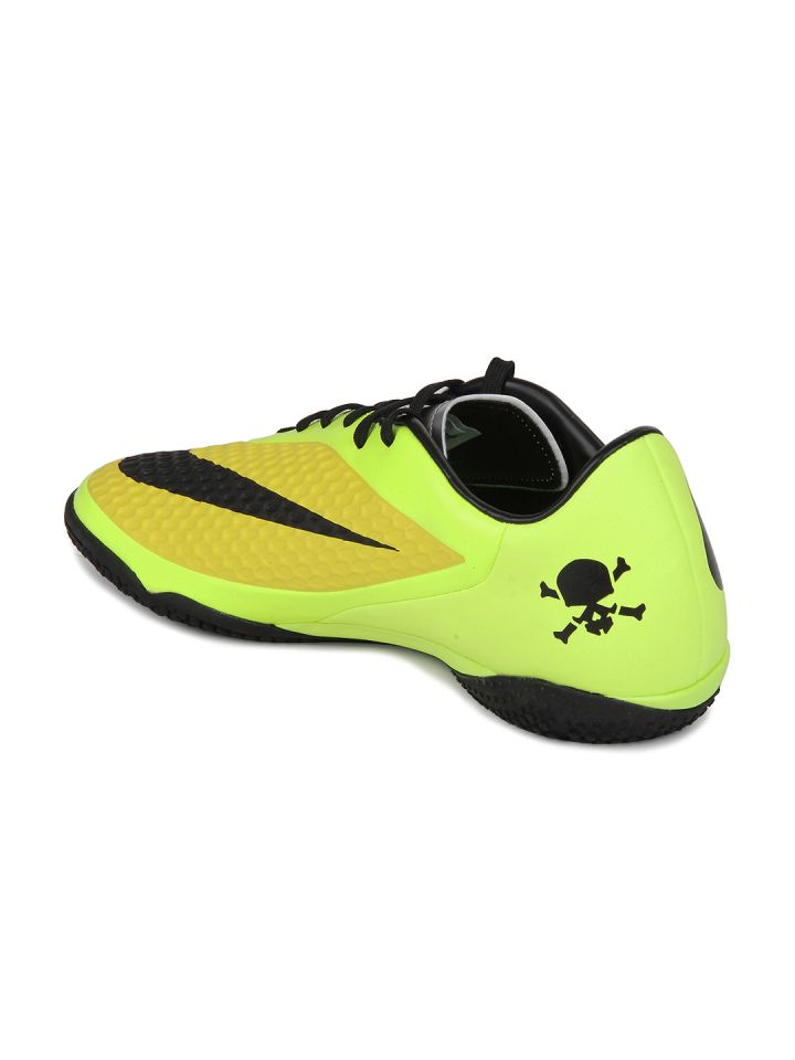 Nike Men Neon Green Yellow Hypervenom Phelon IC Sports Shoes