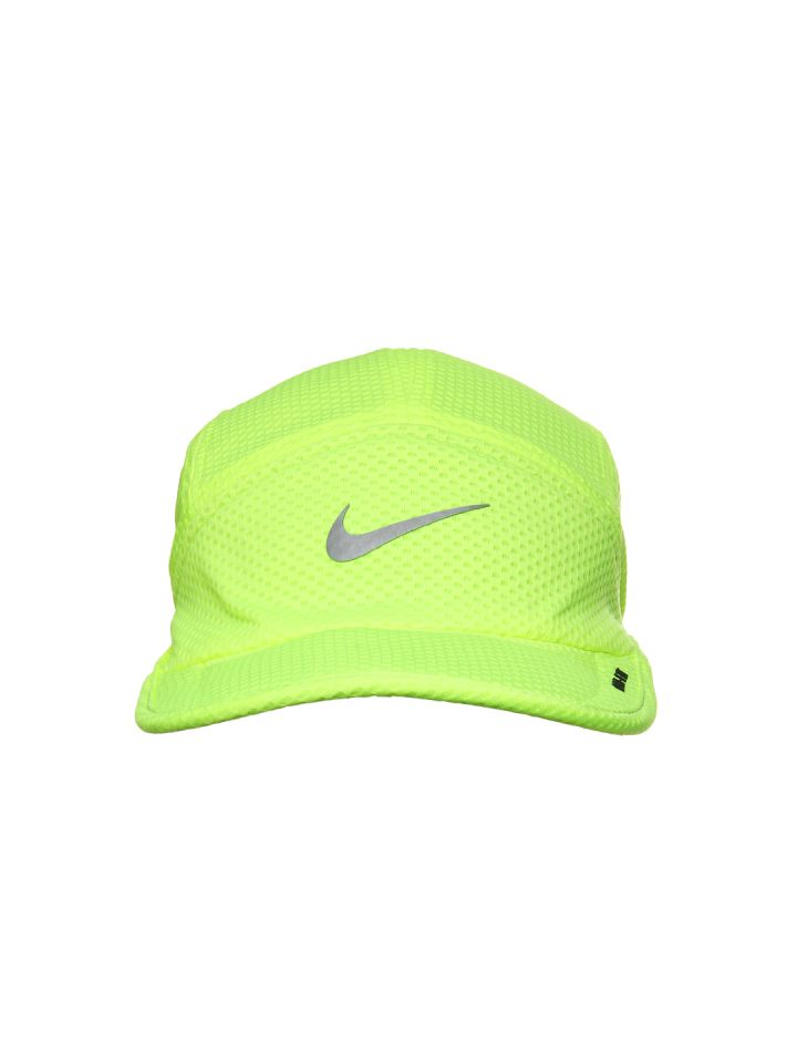 declarar El camarero Recreación Buy Nike Fluorescent Green Mesh Daybreak Running Caps - Caps for Unisex  379532 | Myntra