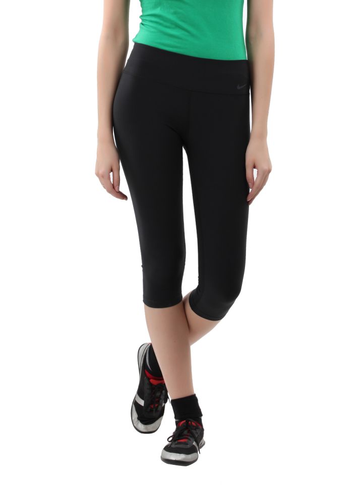 Nike Women Black AS Legend 2.0 TI POLY Training Capris