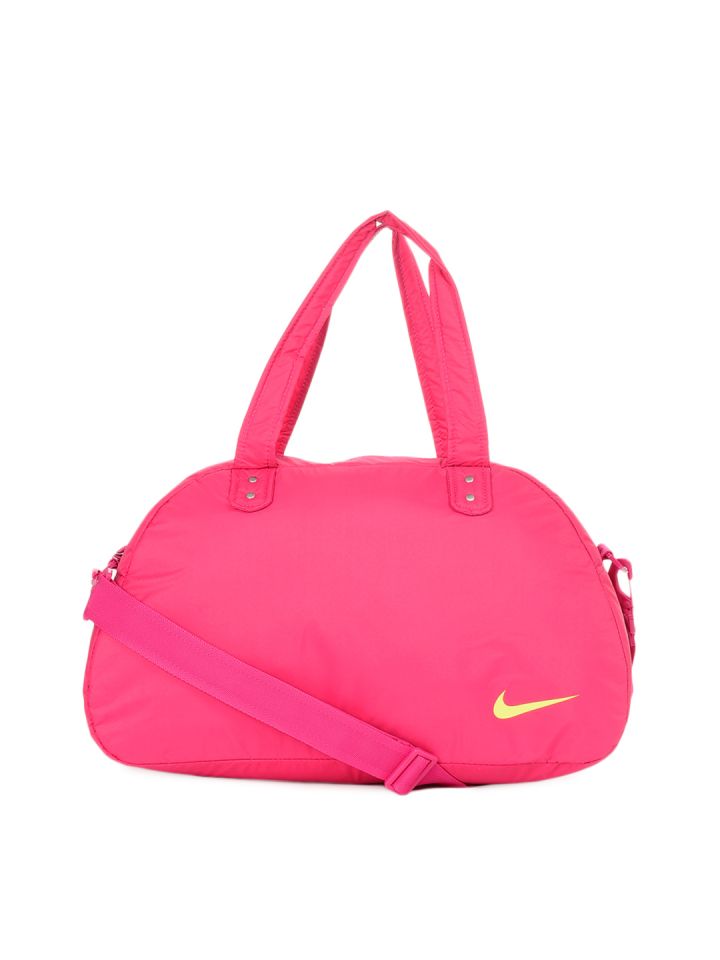 Nike brasilia outlet medium holdall pink