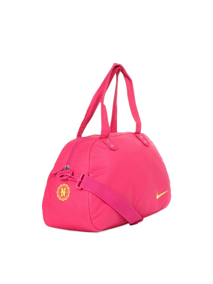 Yellow Polyester Nike Men Duffle Bag, For Gym