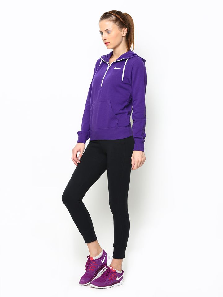 Purple online tracksuit nike
