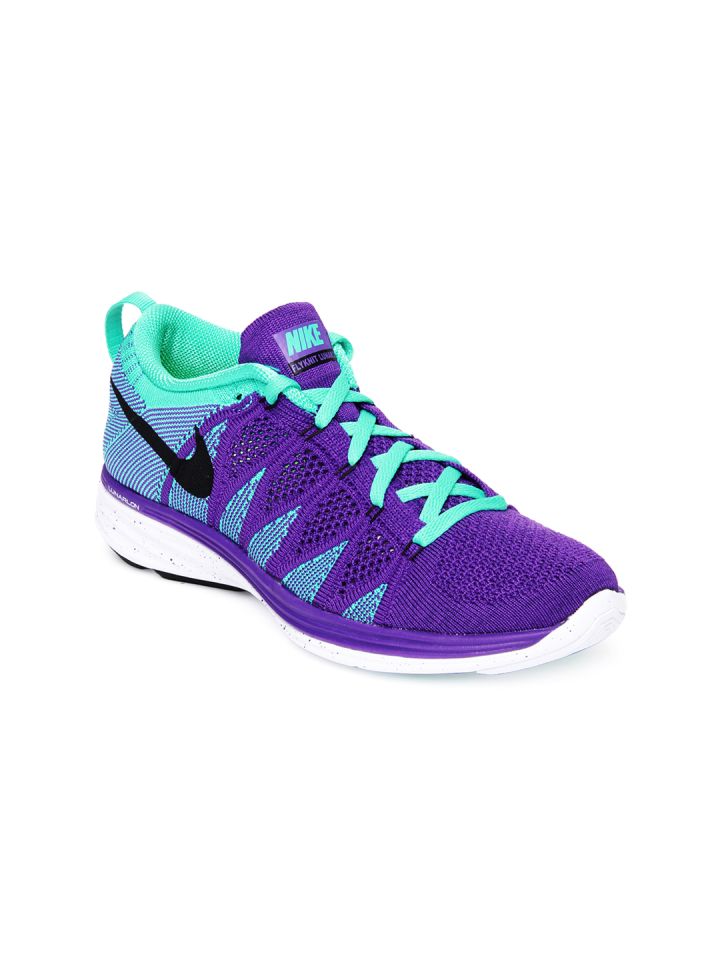 Buy Nike Women Purple Flyknit Lunar2 Running Shoes Sports Shoes