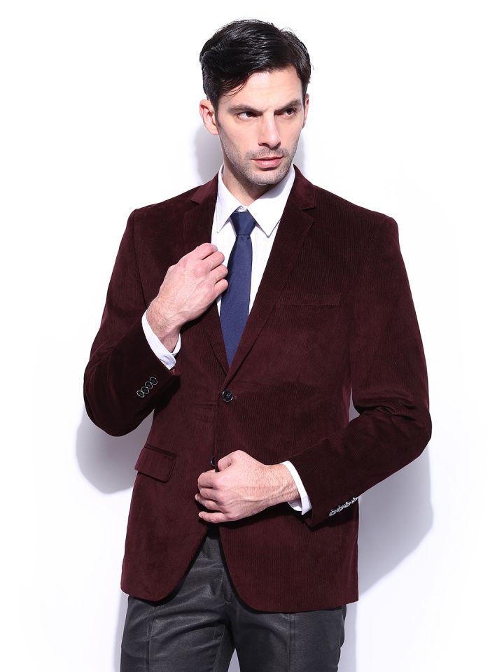 Dark shop maroon blazer