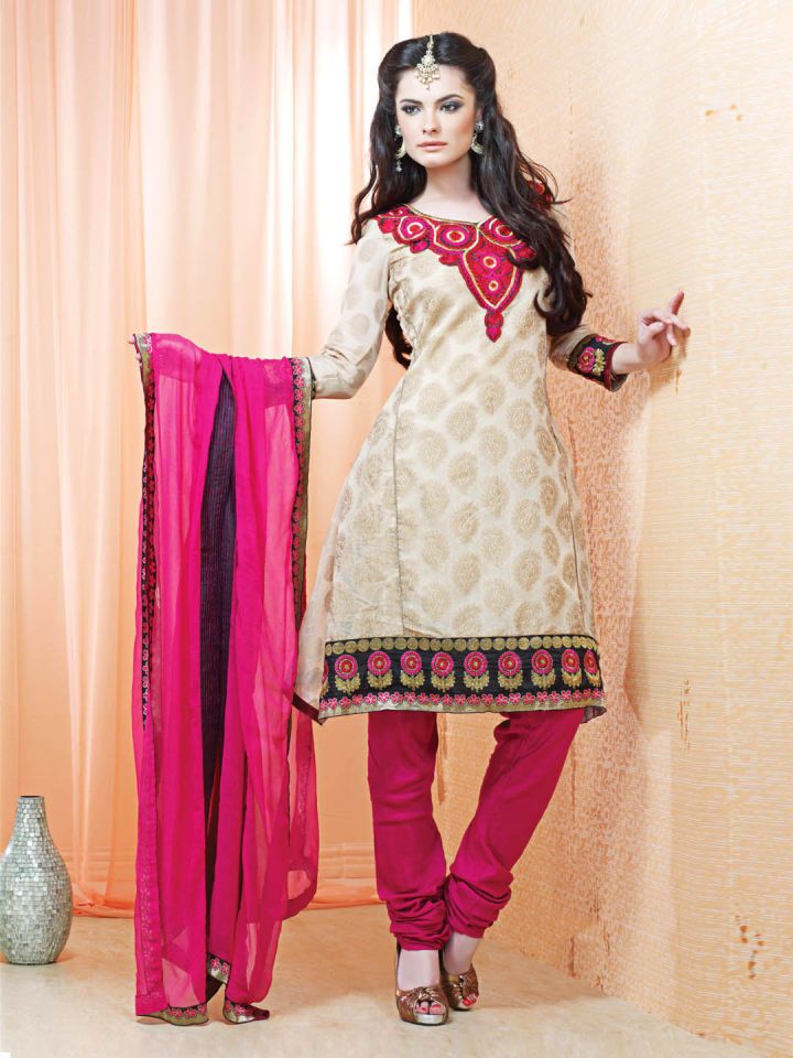 myntra unstitched salwar suits