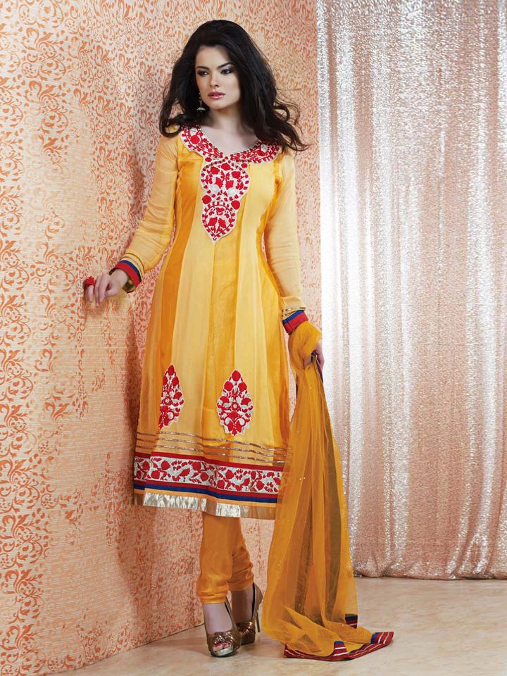 Myntra unstitched salwar suits clearance