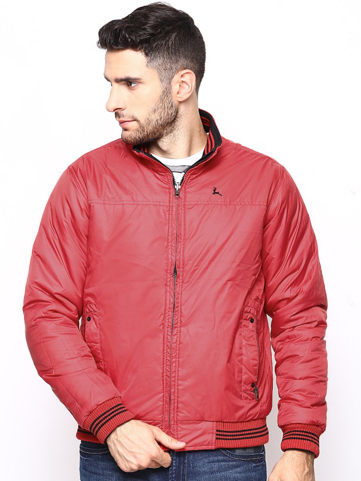 Parx Men Black Red Reversible Jacket