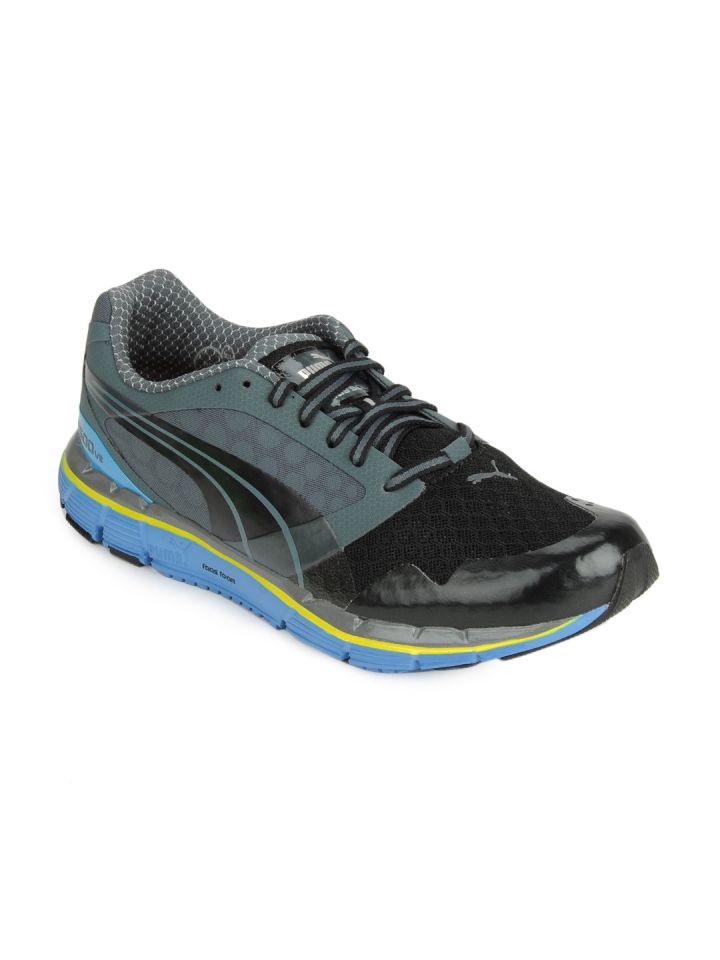 Buy Puma Men Black Grey Faas 500 V2 Sports Shoes Sports