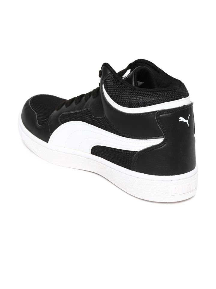 Puma Men Black Rebound Mid Lite DP Casual Shoes