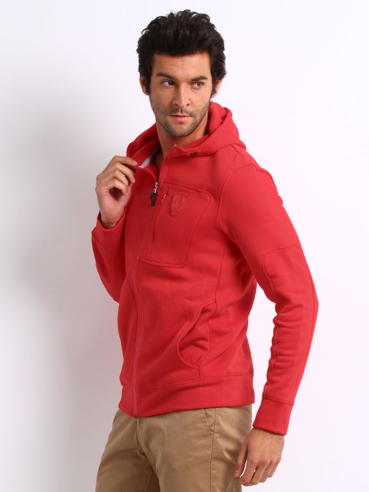 Puma ferrari discount red hoodie