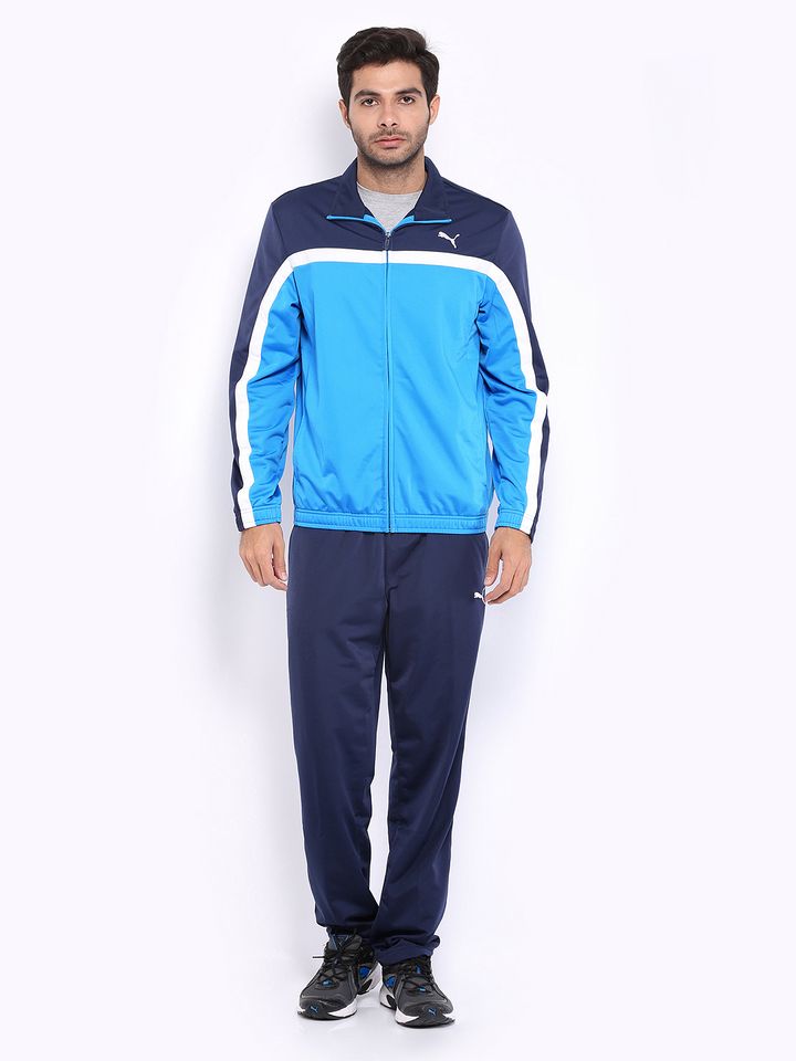 navy blue puma tracksuit