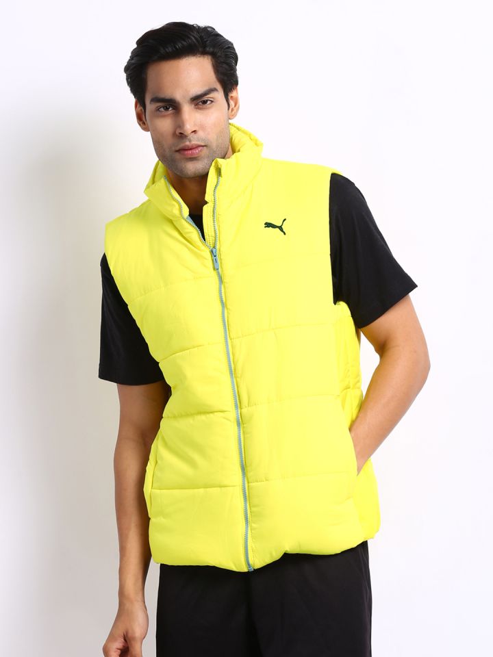 Yellow best sale puma jacket