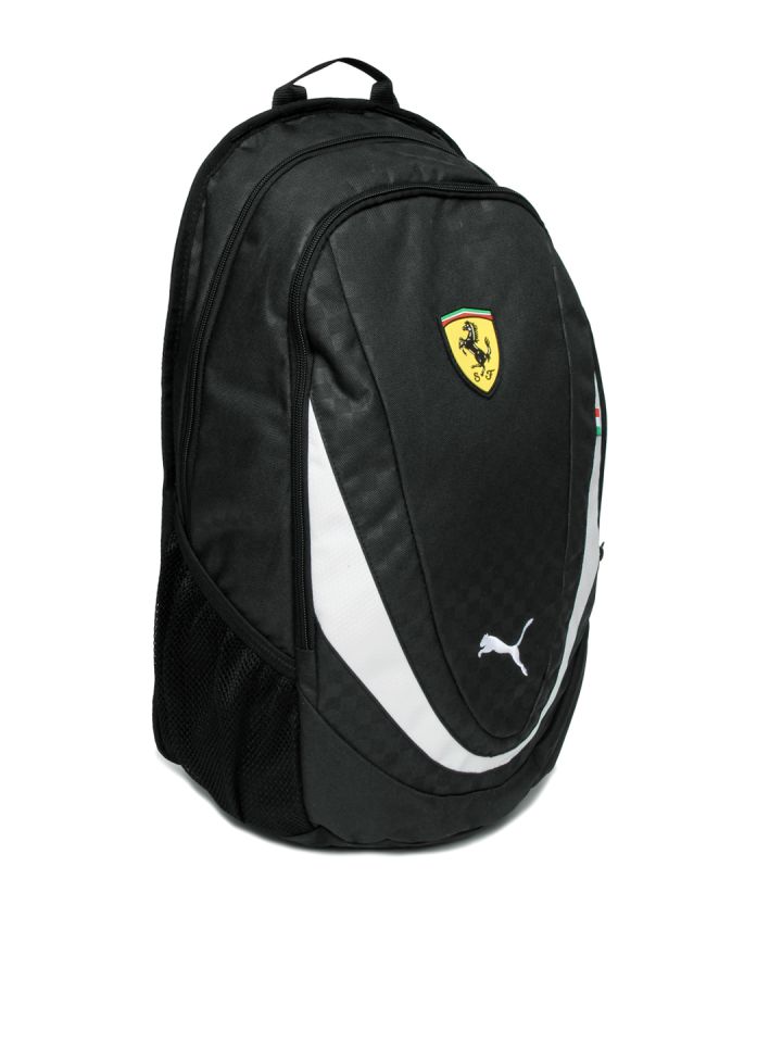 Puma unisex black ferrari replica backpack outlet