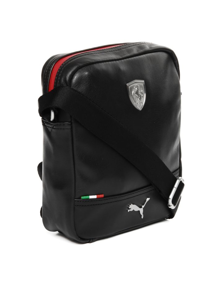 Puma ferrari ls black sling bag deals