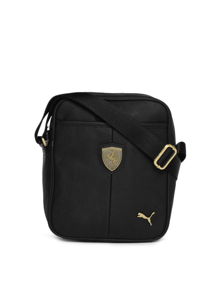 Puma ferrari black sling 2025 bag