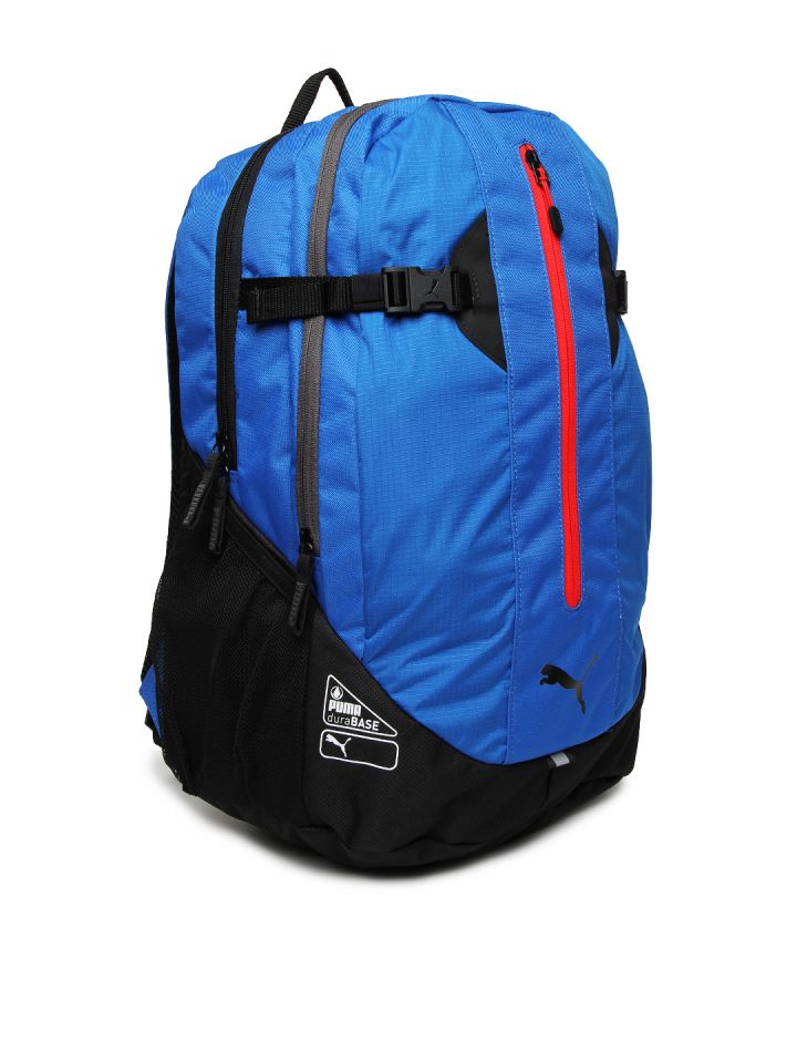 puma unisex blue apex laptop backpack
