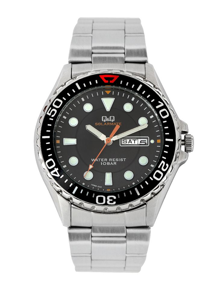 Buy Q Q Men Black Dial Watch Watches for Men 200225 Myntra