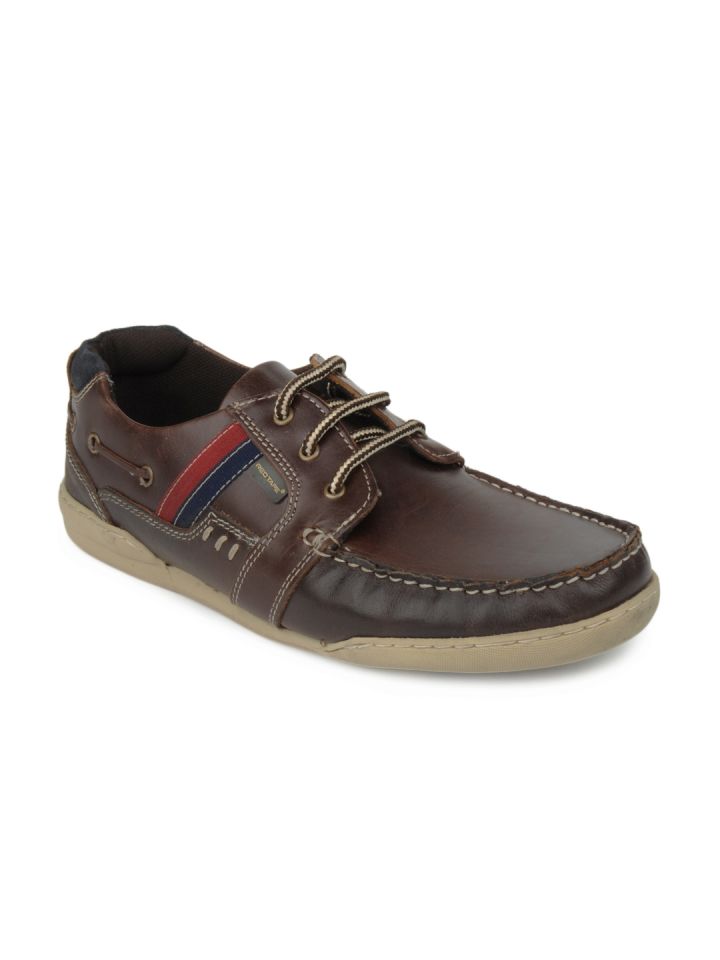 Red Tape Men Brown Leather Casual Shoes