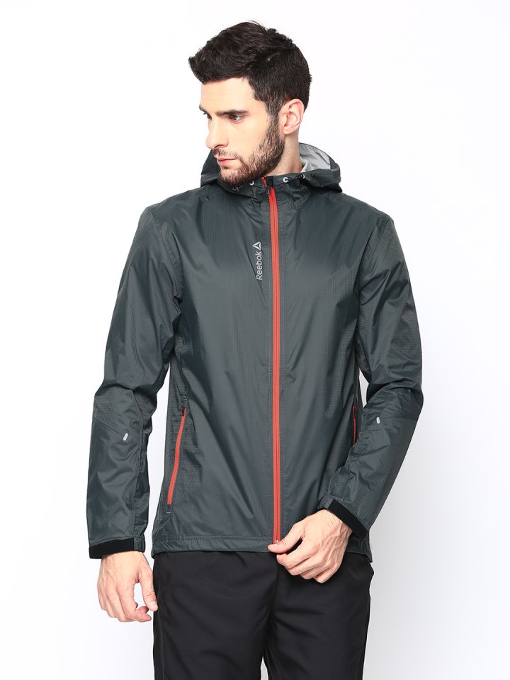 reebok rain jacket mens