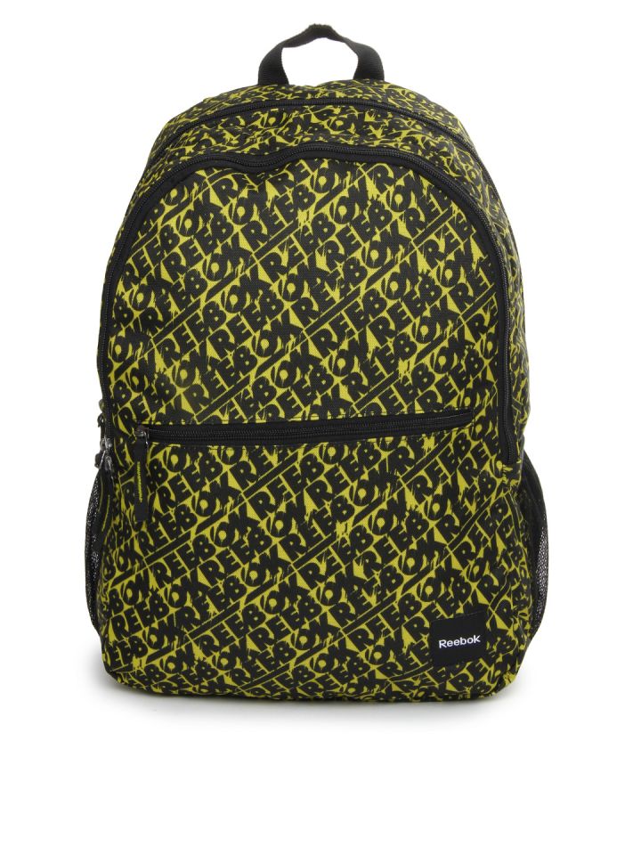 reebok backpack yellow