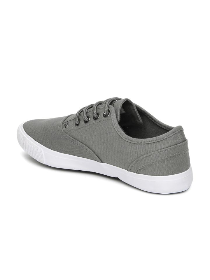 Grey colour casual shoes sales