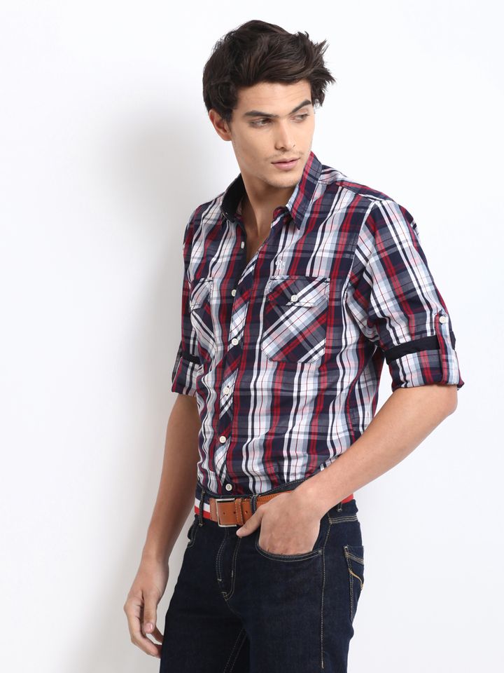 Casual Double Pocket Shirt - Shirts 