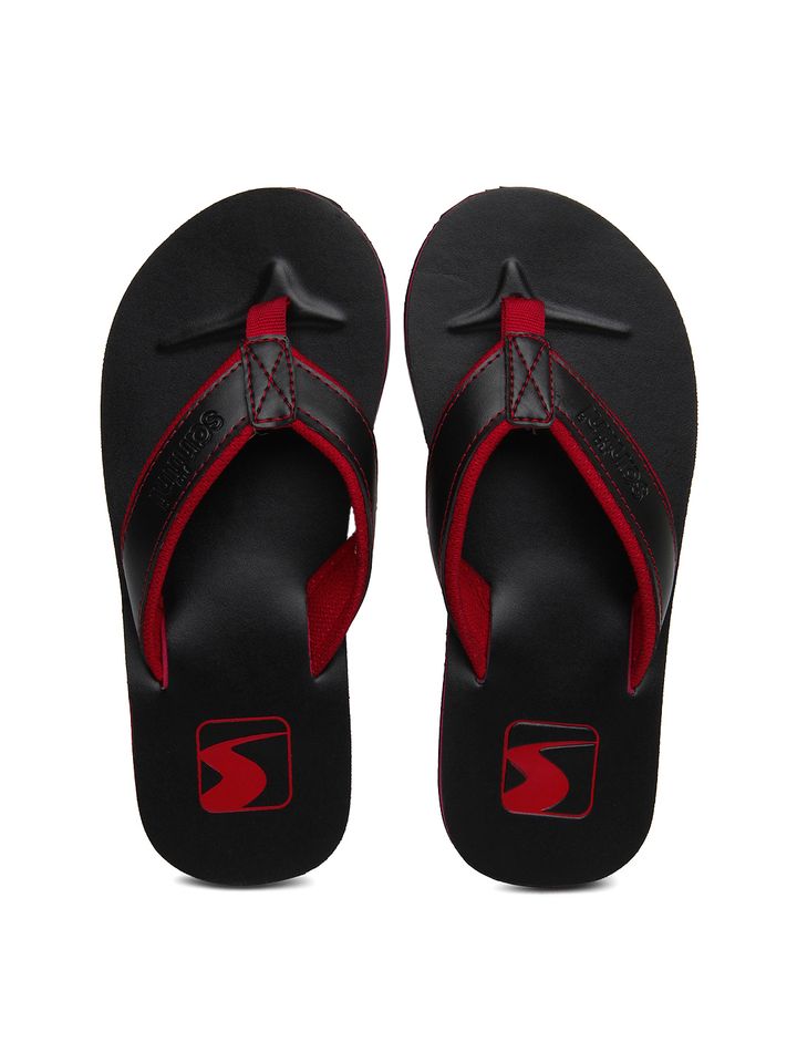 puma flip flops black colour