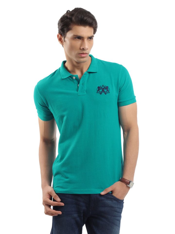 Buy Sher Singh Men Green Polo T Shirt Tshirts For Men 79512 Myntra Action | 6 december 2019 (india).