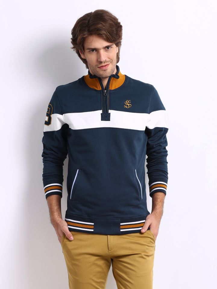navy blue sweatshirt men