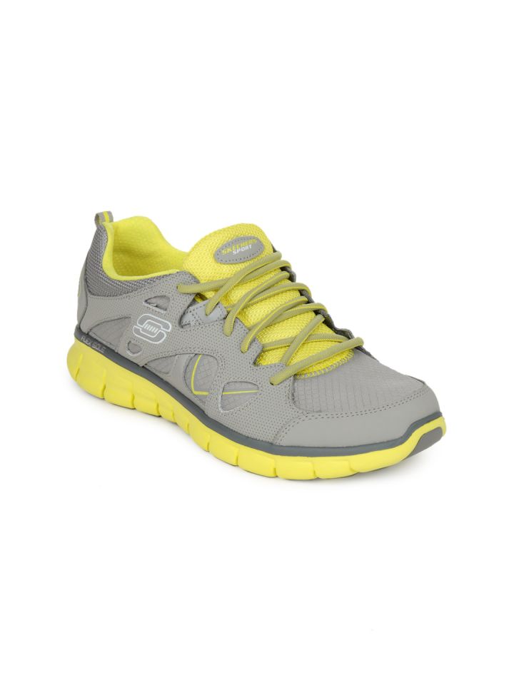 Skechers memory foam womens yellow hotsell