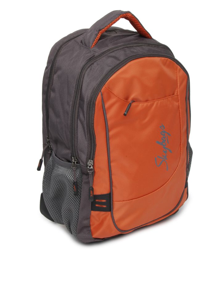 Buy Skybags Unisex Orange Backpack With Rain Cover Backpacks for