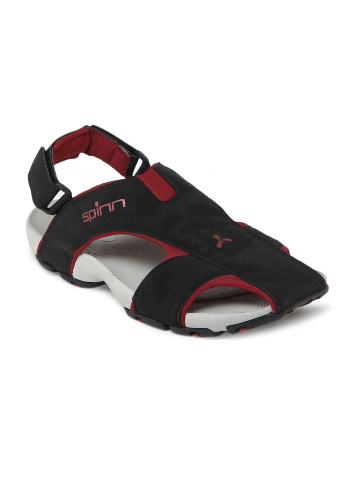 Buy Spinn Men Black Chopper Sports Sandals Sports Sandals for