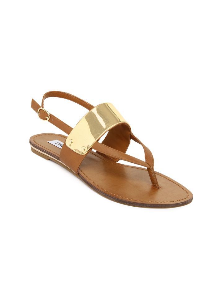 Steve madden gold sandals deals