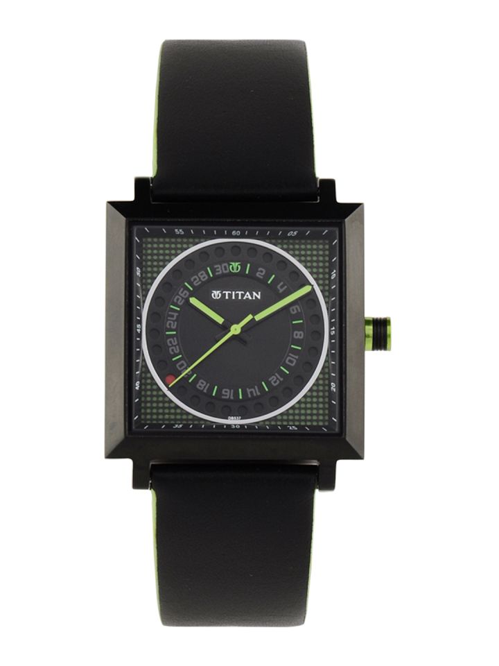 Titan green dial watch outlet