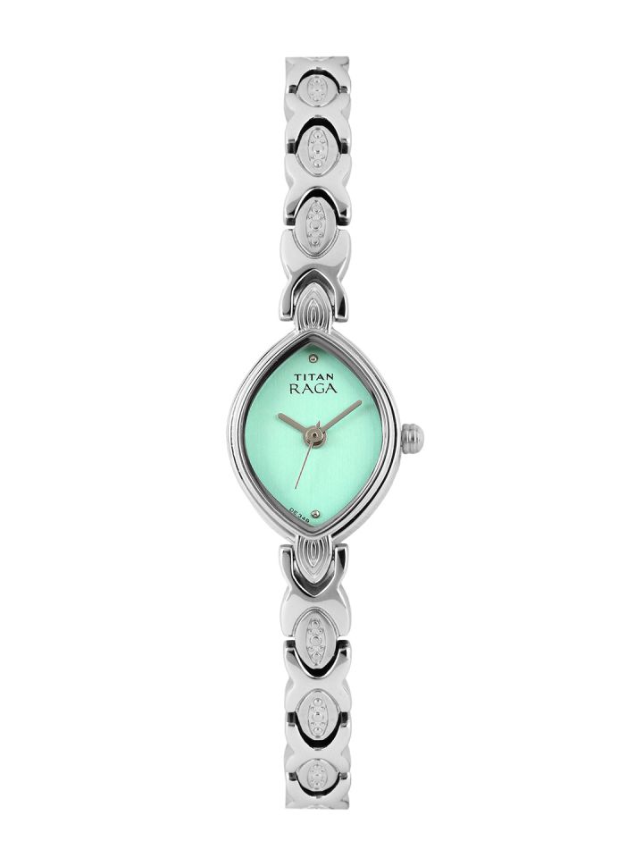 Titan raga green watch sales