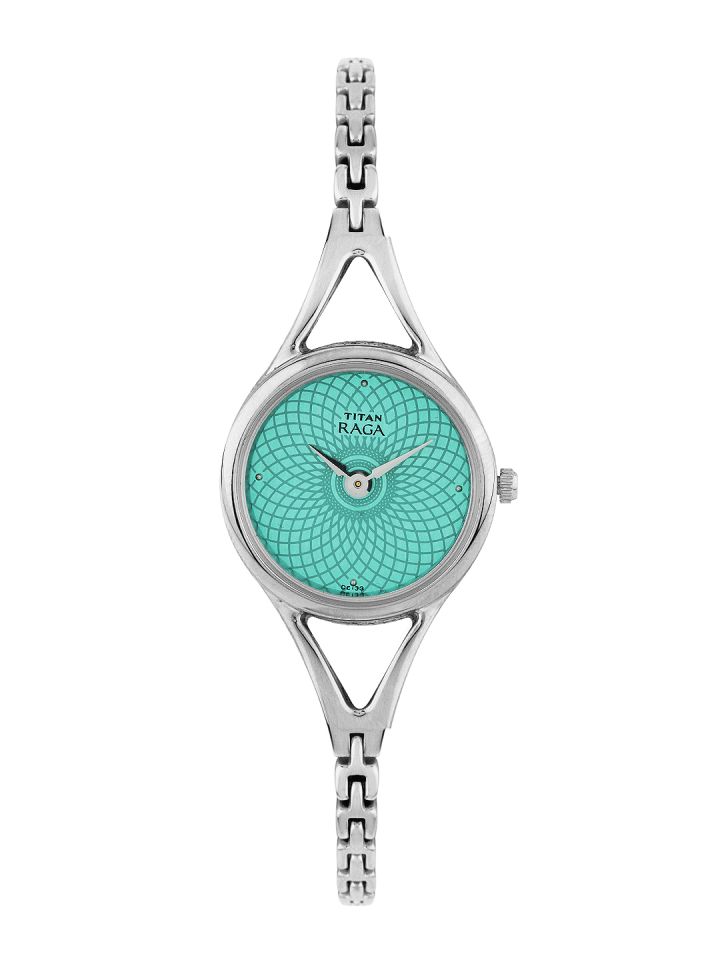 Titan Raga Women Turquoise Blue Dial Watch
