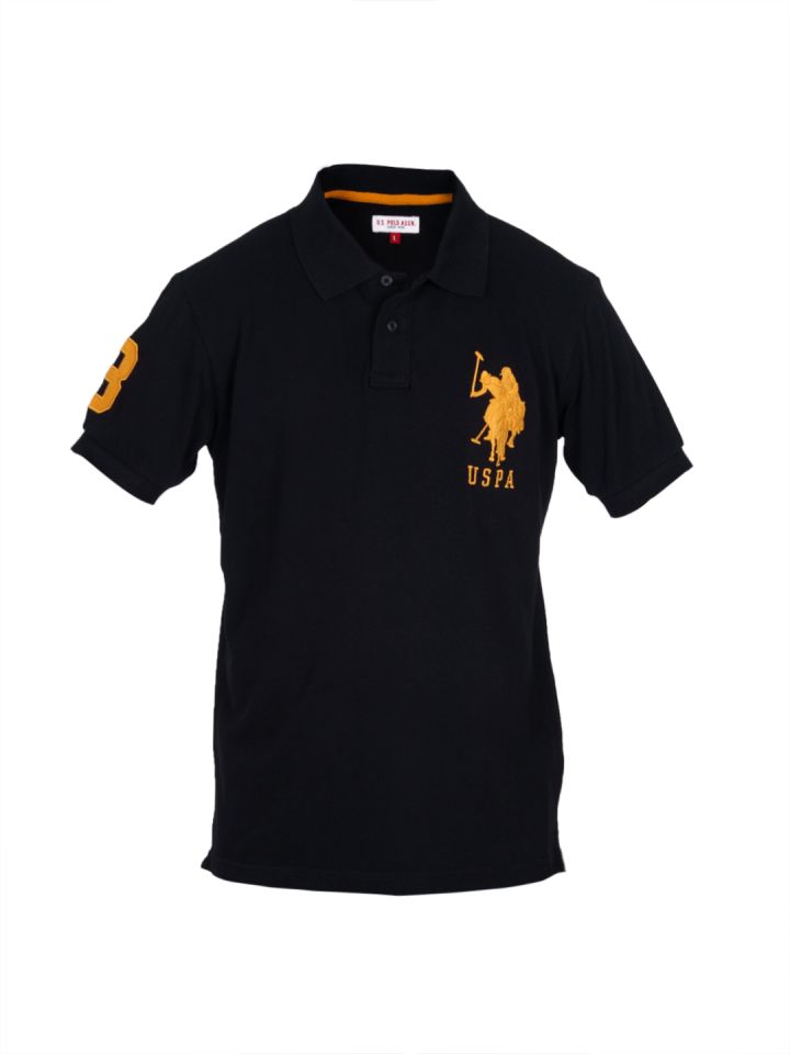 us polo assn black t shirt