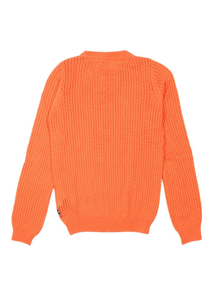 Buy U.S. Polo Assn. Kids Girls Orange Sweater Sweaters for Girls