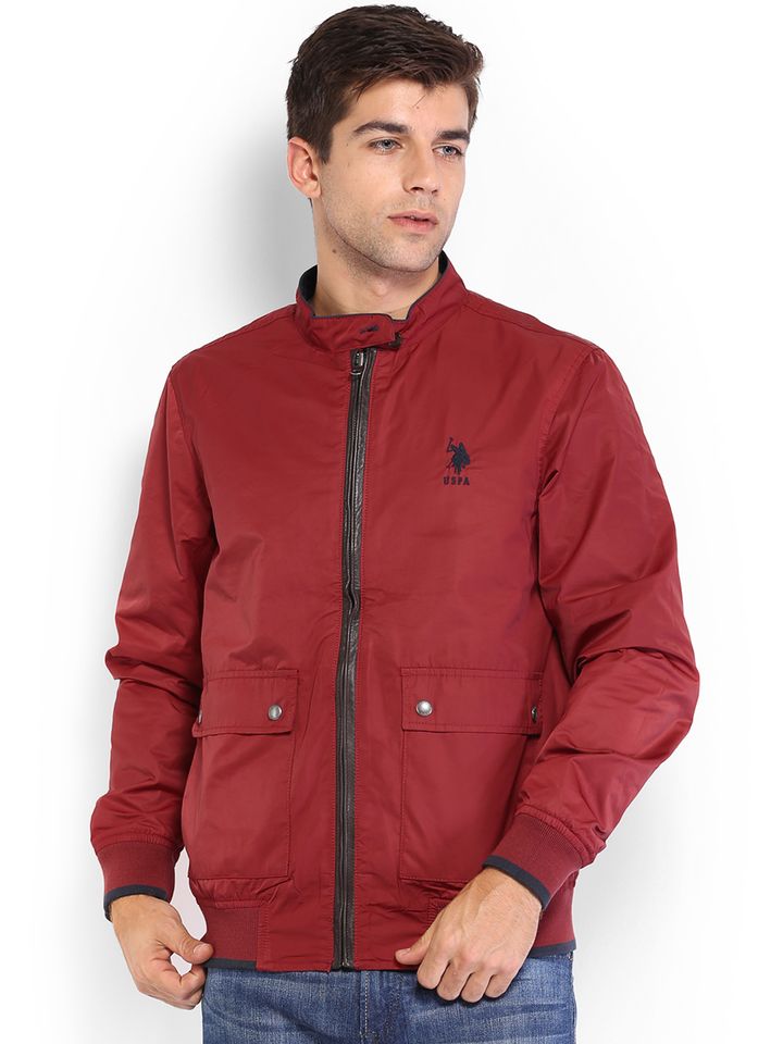 us polo double sided jacket
