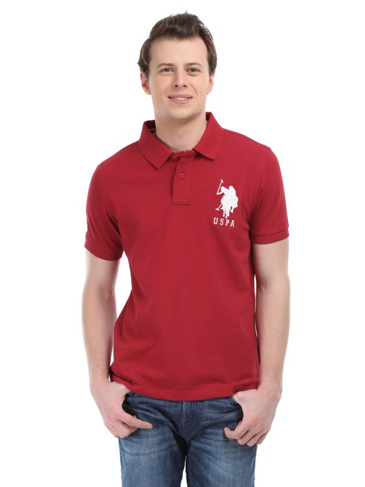 us polo t shirts myntra