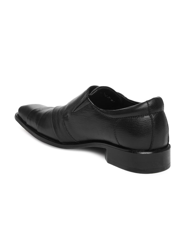 Buy Valentino Men Black Leather Smart Casual Shoes - Formal Shoes for Men  166062 | Myntra