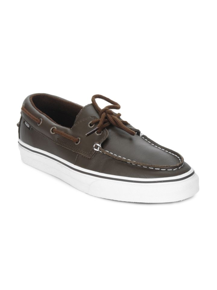Mens brown vans shoes sale