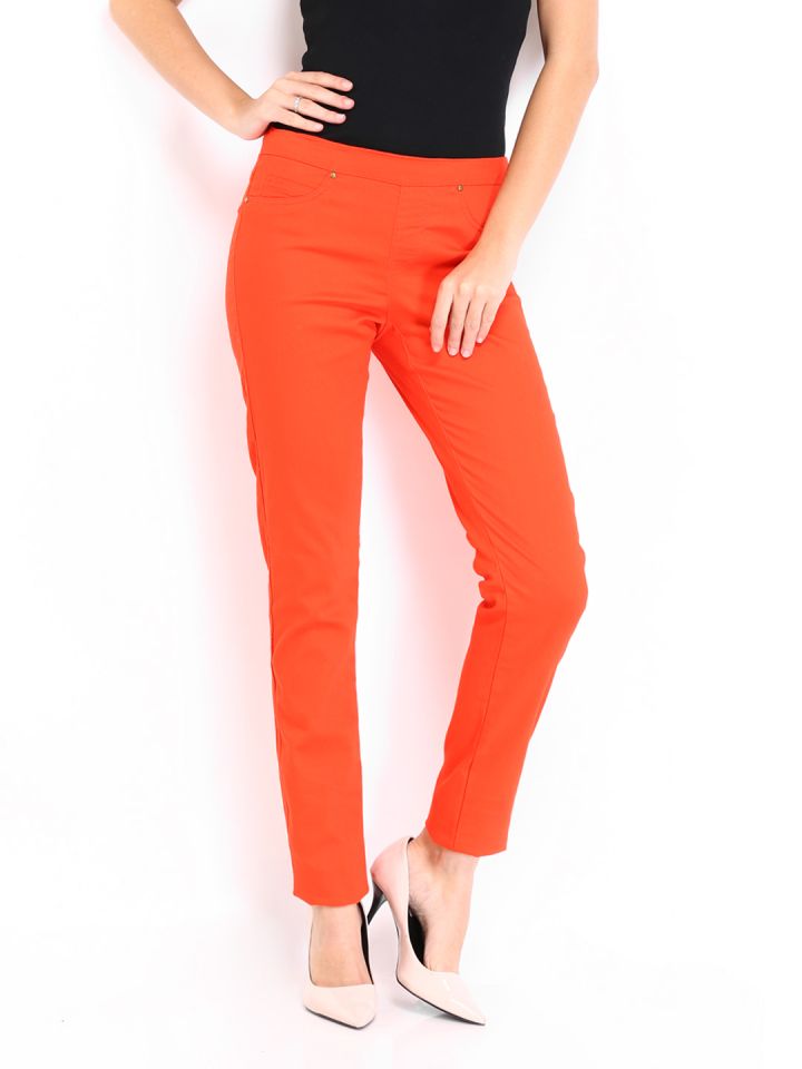 koloni domæne Fremragende Buy Vero Moda Women Orange Jeggings - Jeggings for Women 201548 | Myntra