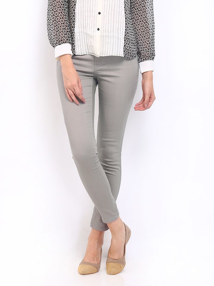 taupe jeans womens