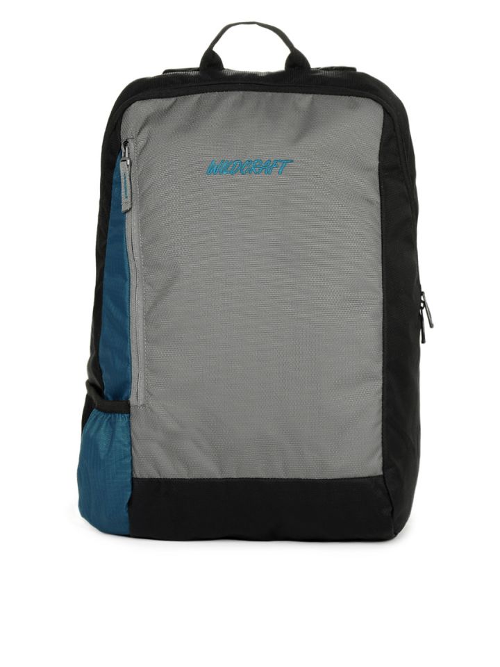 Buy Wildcraft Unisex Grey Blue Laptop Backpack Backpacks for