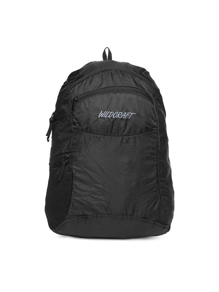 Wildcraft Unisex Black Foldable Backpack