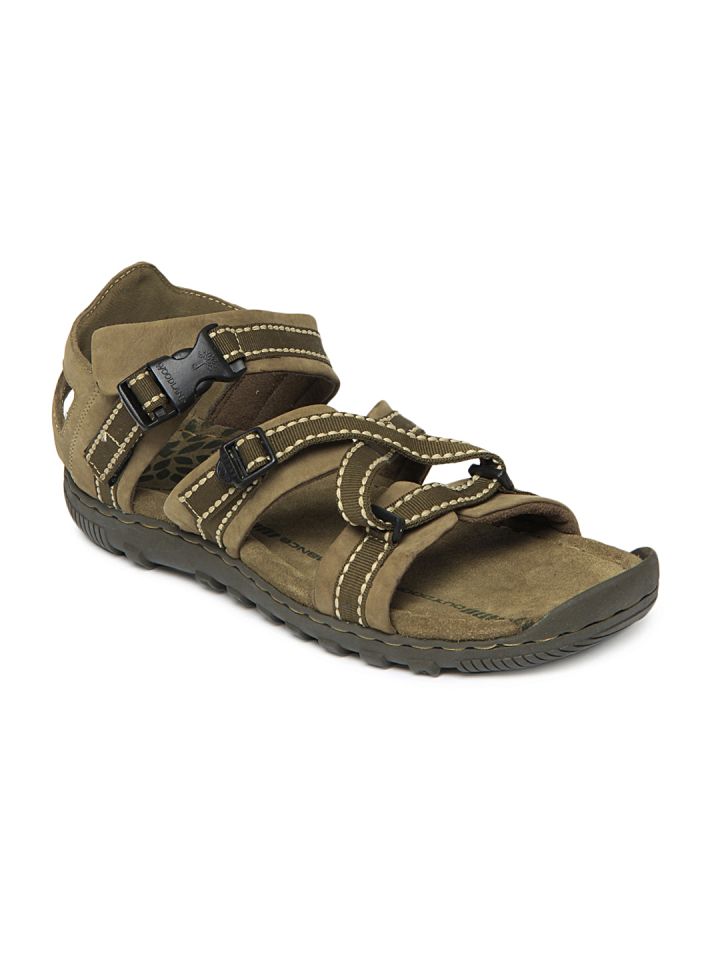 woodland textured sandals