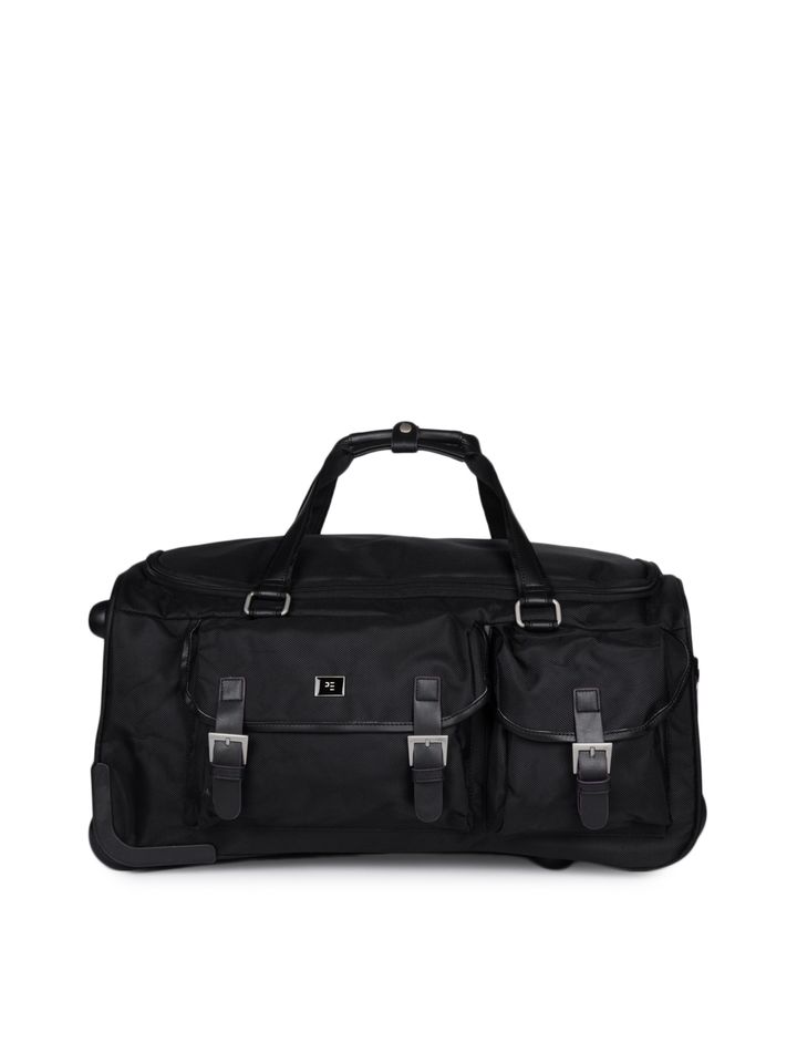 Buy Peter England Unisex Black Duffle 