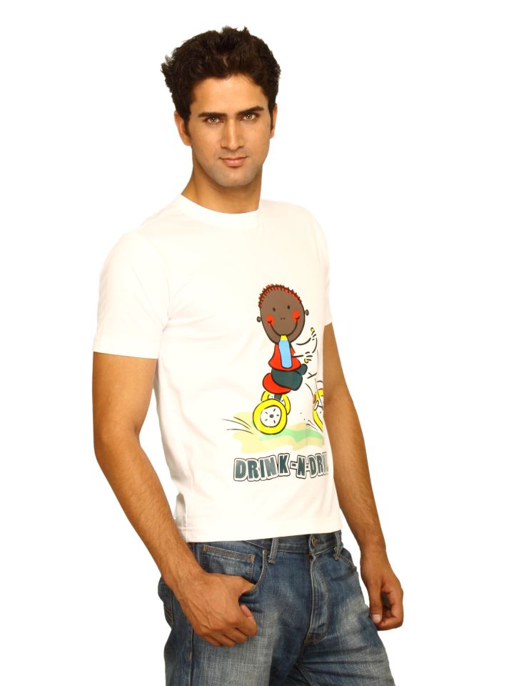 myntra white t shirt