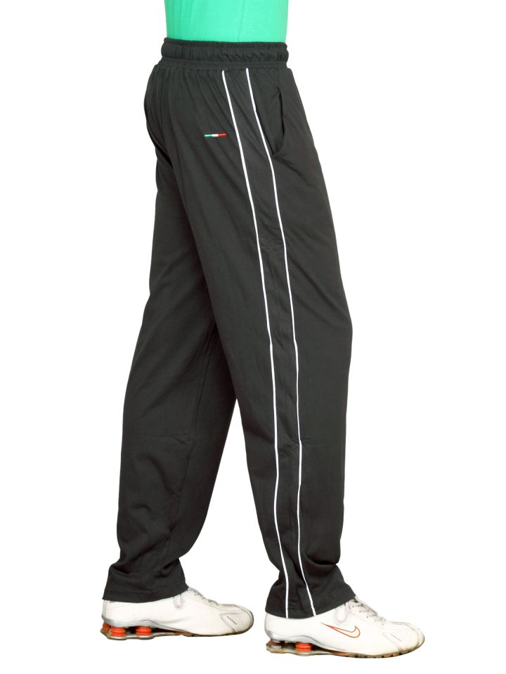 Men’s Fila Black | Green White Pipping Fashion Tracksuit